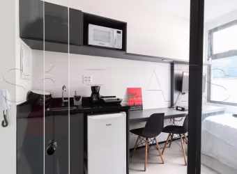 VN Nova Higienópolis, Exclusivo apartamento 10m² para investimento ou moradia.