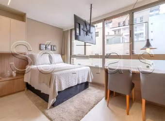 Apto disponível para locação em Pinheiros mobiliado e decorado com excelente localização.