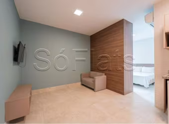 Studio Jacques Pilon, disponível para venda com 38m² e 01 dormitório
