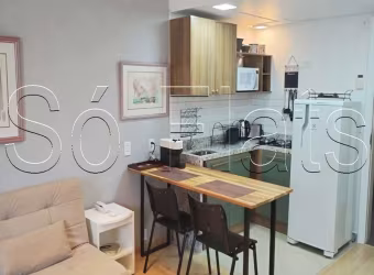 Apto disponível para locação no Le Premier contendo 29m², 1 dormitório e 1 vaga de garagem.