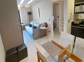 Flat São Paulo Suíte Service disponível para venda com 37m², 1 dormitório e 1 vaga de garagem