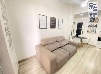 Apartamento com 1 dormitório à venda, 45 m² por R$ 365.000,01 - Boqueirão - Santos/SP