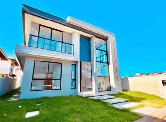 CASA A VENDA, 4 SUÍTES, DENTRO DE CONDOMÍNIO, EM VILAS DO ATLÂNTICO – LAURO DE FREITAS/BA