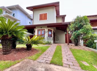 Porteira Fechada - Linda casa em condomínio rica em armários e toda mobiliada e decorada e piscina grande - Valinhos - SP