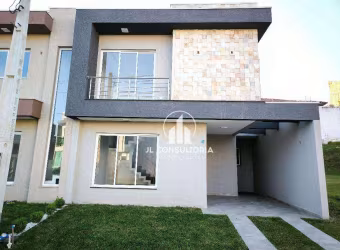 Sobrado em condomínio com três quartos /suíte/closet ótimo acabamento