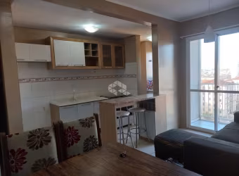 Apartamento 2 dormitórios com sacada, Semi Mobiliado com vaga de garagem - Fatima / Canoas