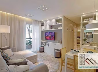 Apartamento 2 dormitórios (61,95m²), 1 Suíte, Sacada, 1 Vaga. Próximo do Shopping Plaza Sul