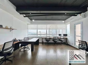 CONJUNTO COMERCIAL (63m²), 1 BANHEIRO, MOBILIADO, 2 VAGAS. NO CENTRO DE ALPHAVILLE