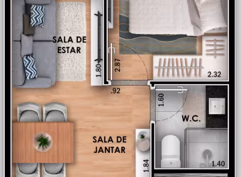 Lindo  Apartamento de 01 dorm a 650m do metrô Vila  Matilde