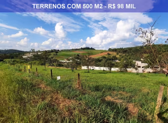 LINDOS LOTES DE 500M2 EM REGIÃO DE CHÁCARAS