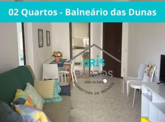 Apartamento de frente para venda com 2 quartos em Algodoal - Cabo Frio - RJ