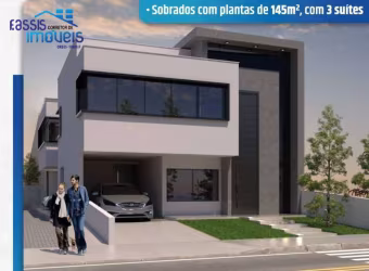 Excelentes Sobrados, diferenciados com 3 suites no Bairro Tingui