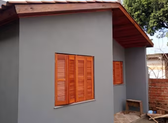 Casa com pátio.
