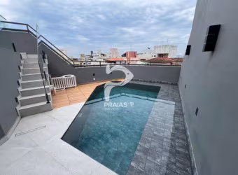 Cobertura com 3 quartos à venda na Rua dos Bancários, --, Enseada, Guarujá por R$ 1.400.000
