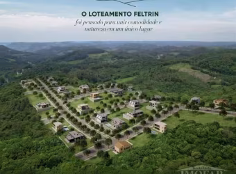 Loteamento Feltrin com 113 lotes residências e comercias com infraestrutura completa. Com área de preservação natural, espaços de convivência, meios-fios de concreto e passeios público totalmente arbo