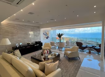 Fantástico apartamento totalmente frente mar, no condomínio mais desejado da orla de Salvador! Rodeado de belezas naturais. Um apt. pronto para morar com elegância e conforto!