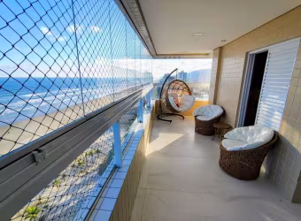 Apartamento frente mar à venda com 3 quartos em Praia Grande SP.