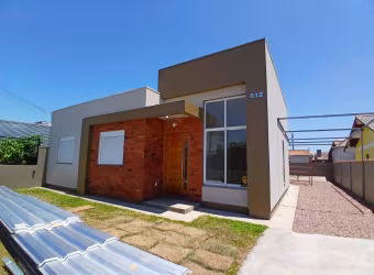Casa nova, estilo contemporâneo,3 dormitórios (uma suíte), estar,