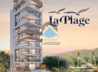 La plage: Lançamento de Apartamento de Alto Padrão em Guaratuba-PR, Centro: 3 Quartos, 2 Suítes, 1 Vaga, 163,87m² a 100m da Praia!