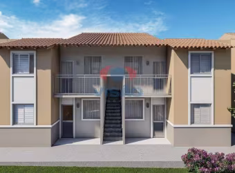 Apartamentos com 02 dormitórios em condomínio fechado com área de lazer completa