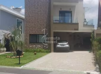 Alphaville Residencial 04 - Casa com 270m², 2 suítes, espaço gourmet e piscina no Residencial 04