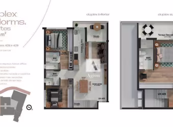 Cobertura com 3 dormitórios à venda, 122 m² por R$ 1.716.009,43 - João Paulo - Florianópolis/SC
