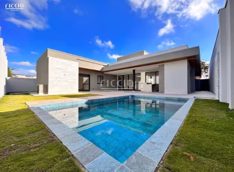 Casa à venda (Térrea)  4 SUÌTES, Piscina, 300 m² Útil e 600 m² de terreno no Condomínio Colinas do Paratehy Norte