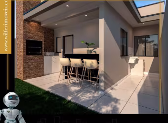 Casa com 3 quartos à venda na Travessa Cravo-Branco, Eucaliptos, Fazenda Rio Grande, 59 m2 por R$ 400.000