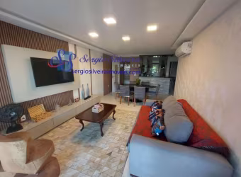 Apartamento térreo, nascente e finamente mobiliado no Golf Ville com 3 suítes