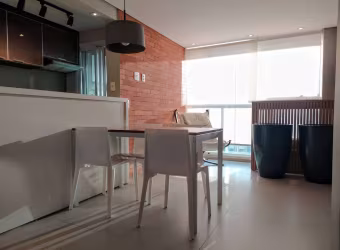 Apartamento locação Mobiliado no Brooklin ,2 Quartos, 1 Suíte, 1 vaga, 69m.