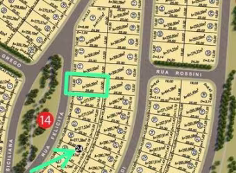 Vendo lote Jardins Parma FGR, 300 m2, Rua felicitá  Lote  à Venda, 300 por R$ 279.000 no setor Residencial Marília TA22327