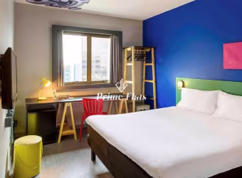 Flat disponível para venda no Ibis Styles SP Faria Lima, com 18m², 1 dormitório e 1 vaga de garagem