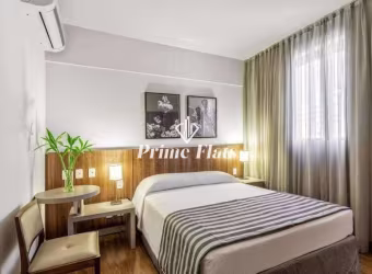 Flat disponível para venda no Hotel Vivenzo, com 30m², 1 dormitório e 1 vaga