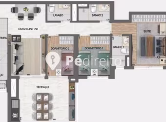 Apartamento com 3 quartos à venda na Avenida Alberto Ramos, 89, Vila Prudente, São Paulo por R$ 1.117.000