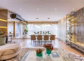 Apartamento no Brooklin com 3 dorms e 2 vagas determinadas com Lazer