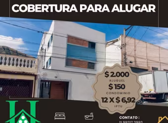 Cobertura para Locação em São Paulo, Divina Pastora, 2 dormitórios, 1 banheiro