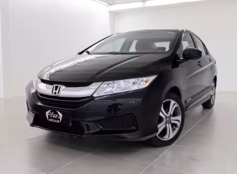 Honda city 1.5 lx cvt - preta - 2014/2015
