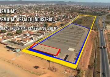 Área à venda, 42000 m² por r$ 10.408.000,00 - canelas - montes claros/mg