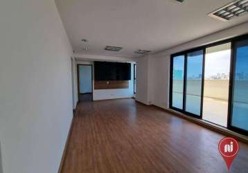 Andar corporativo para alugar, 135 m² por r$ 8.497,97/mês - estoril - belo horizonte/mg