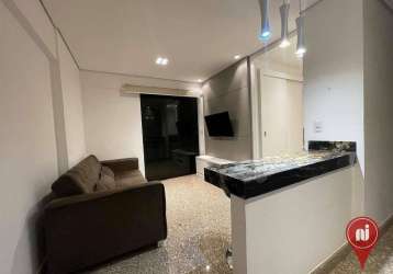 Flat com 1 dormitório para alugar, 34 m² por r$ 3.310,00/mês - buritis - belo horizonte/mg