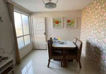 Apartamento com 2 dormitórios à venda, 65 m² por r$ 240.000,00 - amendoeira - são gonçalo/rj