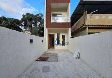 Casa com 2 dormitórios à venda, 70 m² por r$ 280.000,00 - mutuapira - são gonçalo/rj