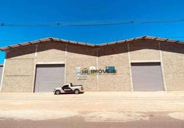 Galpão para alugar, 525 m² por r$ 12.000/mês - morros - teresina/pi