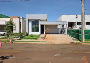 Casa à venda com 3 suítes no condomínio araçari - 181m² - londrina/pr