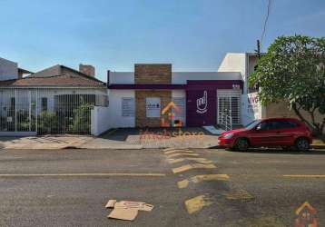 Casa comercial de 200 m² em londrina/pr - ótima localização próxima à av. j. k. - r$1.350.000