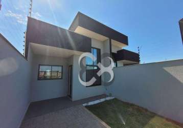 Casa com 3 dormitórios à venda, 82 m² por r$ 360.000,00 - jardim portal de itamaraca - londrina/pr