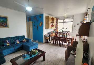 Apartamento - aparecida, santos/sp - 2 dormitórios, 2 banheiros de frente para o mar