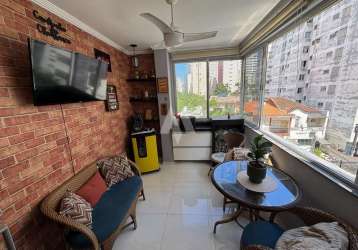 Apartamento à venda de 3 quartos com varanda gourmet - boqueirão em santos