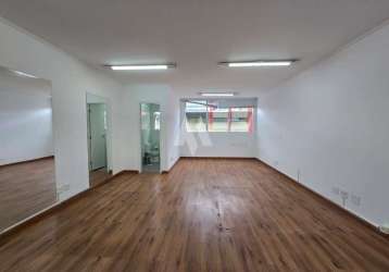 Sala comercial - 50 m² - locação - vila belmiro - santos/sp