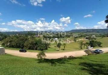 Terreno em condomínio fechado à venda na geral da invernadinha, 6800, zona rural, rancho queimado por r$ 550.000